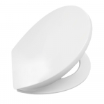 Pressalit Calmo Soft Close Bottom Fixing Toilet Seat & Cover White 556000-D15999