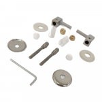 Gala Jazz Standard Close Fixed Toilet Seat Hinge Set 5420500