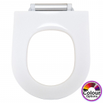 Pressalit Projecta D Solid Pro Polygiene Soft Close Toilet Seat Without Cover White 1007011-DG4925
