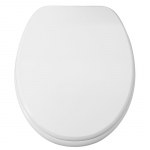 EuroShowers AntiBac MDF Standard Close Toilet Seat & Cover White 82995