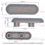Celmac International Replacement Toilet Seat Buffer (Single) - BF23