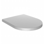EuroShowers Middle D Style Soft Close Toilet Seat & Cover White 87810