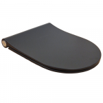 Pressalit Sway D2 Soft Close With Lift Off Top Fixing Toilet Seat & Cover Matt Black 994231-DF4999