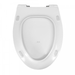 Simas LFT Spazio Slim Standard Close Toilet Seat & Cover White LFT005