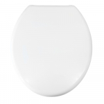 Celmac Flamenco Standard Close Toilet Seat & Cover With Top Fix Stainless Steel Hinge White 20120363