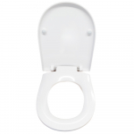 Pressalit Delight Soft Close With Lift Off Bottom Fixing Toilet Seat & Cover White 492000-D78999