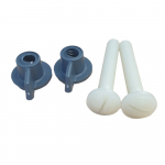 Bemis HG55 PL Replacement Toilet Seat Hinge Set - HG0055766 Soft Cream
