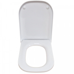 Roca The Gap Compact Soft Close Toilet Seat & Cover White 801732004