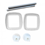 Choice Universal PRO Soft-Close Toilet Seat With Chrome Hinges CH.4100CL - Choice Of Colours