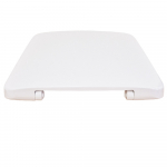 Geberit Selnova Square Top Fix Toilet Seat and Cover White 500.338.01.1