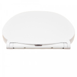 Rak Ceramics Morning Thin Soft Close Quick Release Toilet Seat & Cover White RAKSEAT018