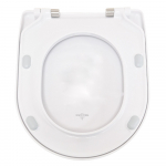 Villeroy & Boch Subway Slimline Soft Close Quick Release Toilet Seat & Cover White 9M65S101