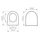 Vitra Sonic Soft Close Quick Release Toilet Seat & Cover White 230-003R009