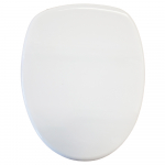 Azzurra Full 56 Standard Close Toilet Seat & Cover Polyester Resin White C1800LM56/FULL