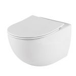 Pressalit 300 Slim Standard Close Toilet Seat & Cover White 1012000-DG6999