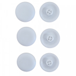 Sottini Mavone Toilet Seat & Cover Buffer Set White EW02367