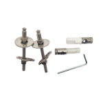 AXA One Standard Close Toilet Seat Hinge Set 04017190