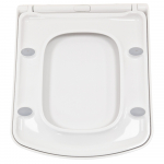 Imex Ceramics Ravine Soft Close Quick Release Duraplus Toilet Seat & Cover White S10160SCQR