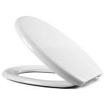 B&Q Cooke & Lewis Perdita Standard Close Toilet Seat & Cover White PQHA2430