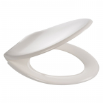 Celmac Sapphire Standard Close Toilet Seat & Cover With Bottom Fix Plastic Hinge White SSP11WH