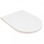 RAK Resort Maxi Slim Soft Close Quick Release Toilet Seat & Cover White RAKSEAT013