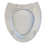 Sottini Cresta Toilet Seat & Cover (Original) White WITHOUT HINGES - K701801-NOHINGES