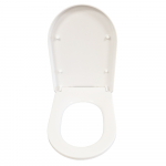 Pura Arco Soft Close Toilet Seat & Cover With Quick Release White S1088SCQR