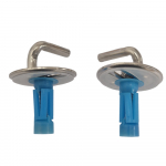 B&Q Cooke & Lewis Narissa Toilet Seat Hinge Set CH.506422