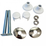 Duravit D-Code Soft Close Compact Toilet Seat Hinge Set 0061910099