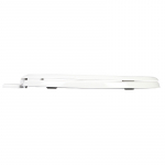 Celmac Emerald Standard Close Toilet Seat & Cover With Plastic Bottom Fix Hinge White SEM11WH