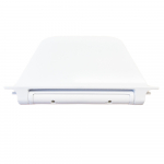 Cersanit Crea Square Slim Soft Close Toilet Seat & Cover White K98-0178