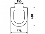 Jika Deep Soft Close Toilet Seat & Cover White H8932843000001