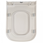 Hatria Next Soft Close Toilet Seat & Cover White 01Y1F301