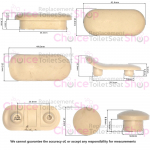 Keramag JOOP! Toilet Seat and Cover Buffer Set White 598141000