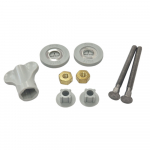 FixRite Professional Non-Slip Toilet Seat Fixing Pack With Tightening Tool Bottom Fix FR200400