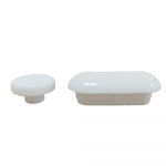 Porcelanosa Urban Toilet Seat & Cover Buffer Set White 100041269