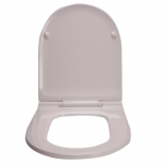 Lecico Cleo Round Comfort Height Soft Close Quick Release Toilet Seat & Cover White CLESTSCRDCHCC