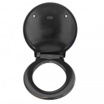 Ideal Standard Space Alternative Soft Close Quick Release Toilet Seat & Cover Black CH.SPACESOFTBLK