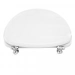 Azzurra Full 56 Standard Close Toilet Seat & Cover Polyester Resin White C1800LM56/FULL