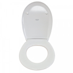 Grohe Bau Ceramic Standard Close Quick Release Toilet Seat & Cover White 39492000
