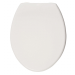 Celmac Sapphire Standard Close Toilet Seat & Cover With Bottom Fix Plastic Hinge White SSP11WH