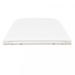 Rak Ceramics Series 600 Thin Soft-Close Toilet Seat & Cover With Quick Release White - RAKSEAT017