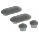Villeroy & Boch Stratos Toilet Seat and Cover Buffer Set Grey 92208000