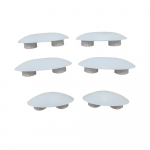 Villeroy & Boch Helios Toilet Seat and Cover Buffer Set Grey 92209000