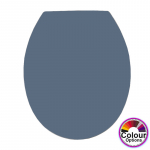 EuroShowers Rainbow Soft Close Toilet Seat & Cover Denim 84300