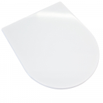 Axa One Standard Close Toilet Seat & Cover Thermoset White S019T01