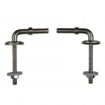 Celmac Cadenza Stainless Steel Toilet Seat Hinge Set Bottom Fix (FSS11SS) 20120547