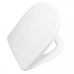 Pressalit Delight Standard Close Bottom Fixing Toilet Seat & Cover White 592000-D09999