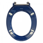 Twyford Avalon Standard Close Toilet Seat Ring Only Blue AV7886BE