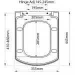Creavit Lara Soft Close Toilet Seat & Cover White KC1603.01.0000E
